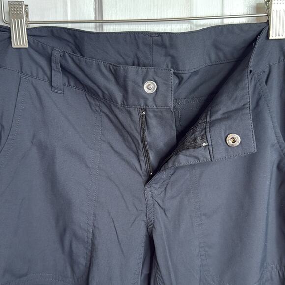 REI Sahara Roll-Up Pants in Black W1668 Sz 8 - Picture 6 of 9